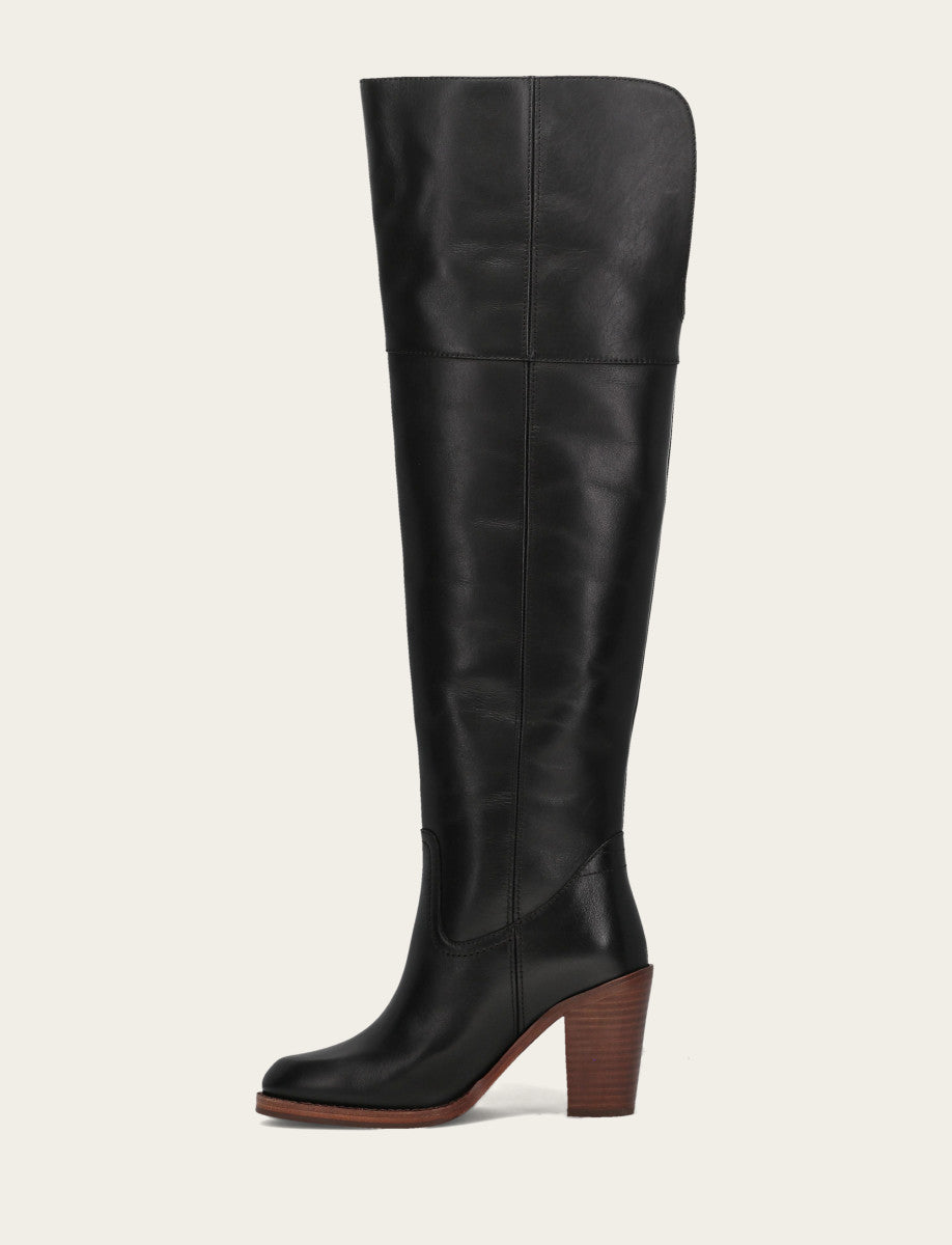 Frye Women's Black Corinne Over The Knee Boot Black