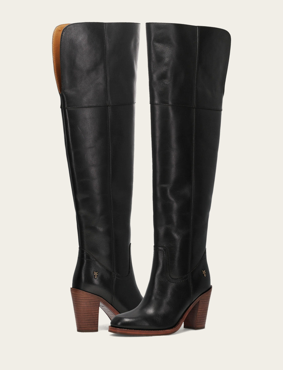 Frye Women's Black Corinne Over The Knee Boot Black
