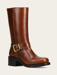 Frye Women's Saddle Campus Buckle Boot Saddle