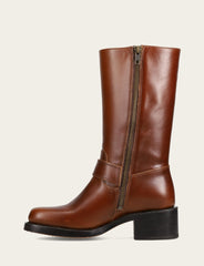 Frye Women's Saddle Campus Buckle Boot Saddle