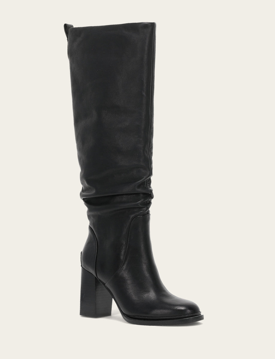 Frye Black Alex Softy Tall Wide Calf Boot Black