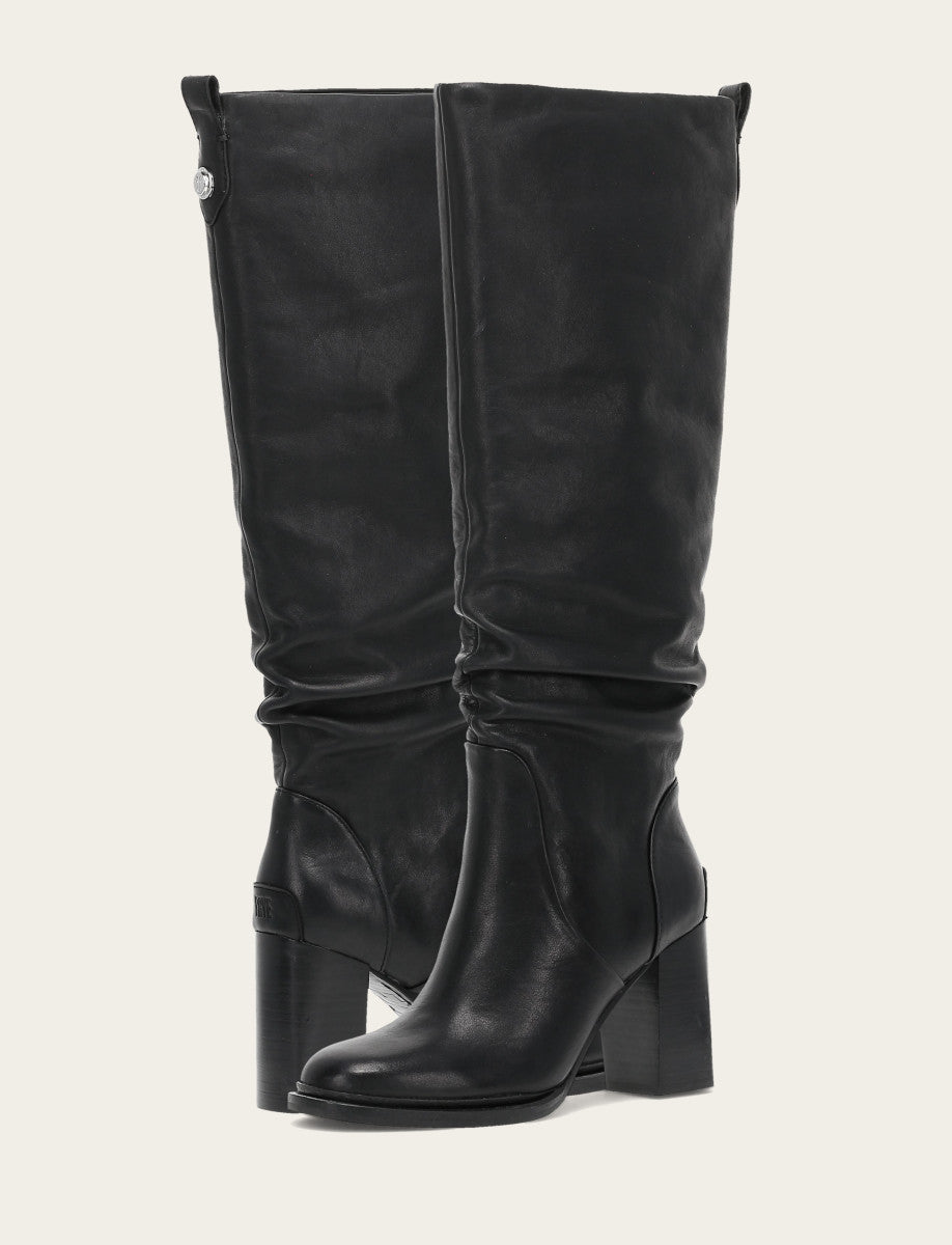 Frye Black Alex Softy Tall Wide Calf Boot Black