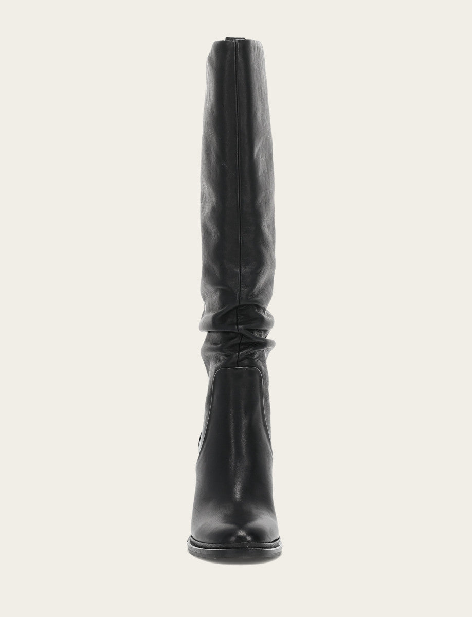 Frye Black Alex Softy Tall Wide Calf Boot Black