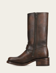 Frye Women's Dark Brown Campus Buckle Boot Dark Brown