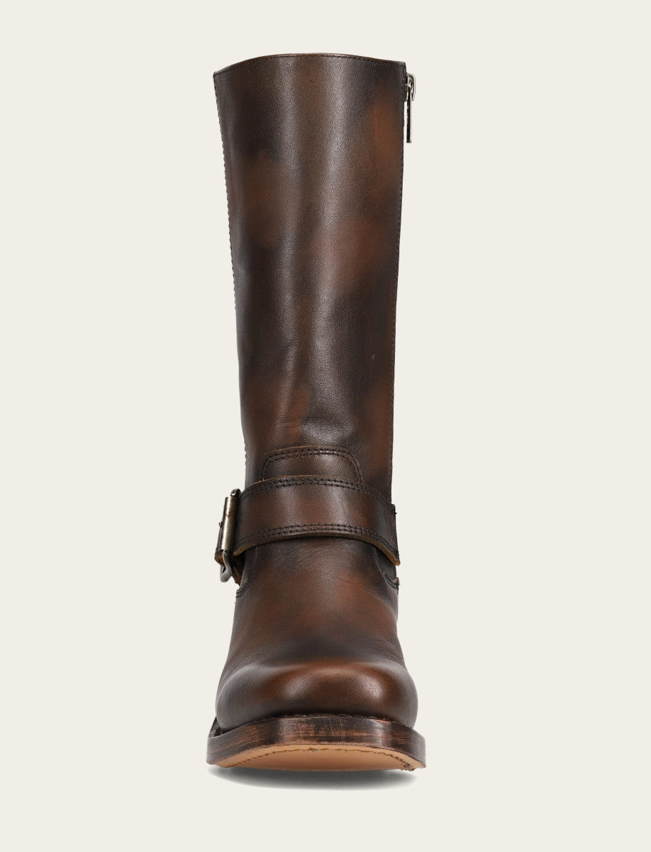 Frye Women's Dark Brown Campus Buckle Boot Dark Brown