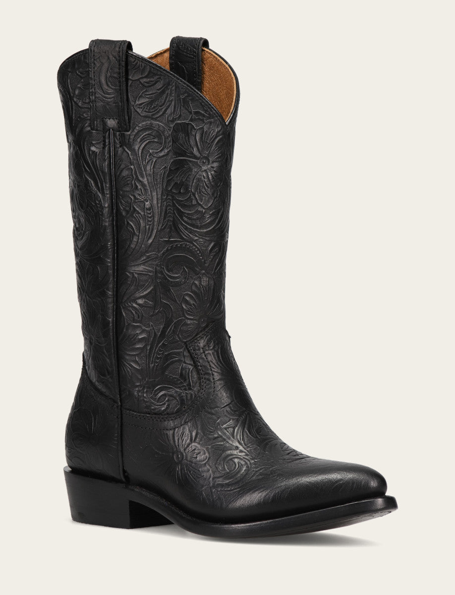 Frye Billy Pull On Boot Black Floral