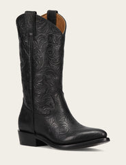Frye Billy Pull On Boot Black Floral