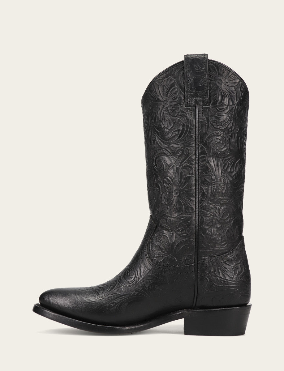 Frye Billy Pull On Boot Black Floral
