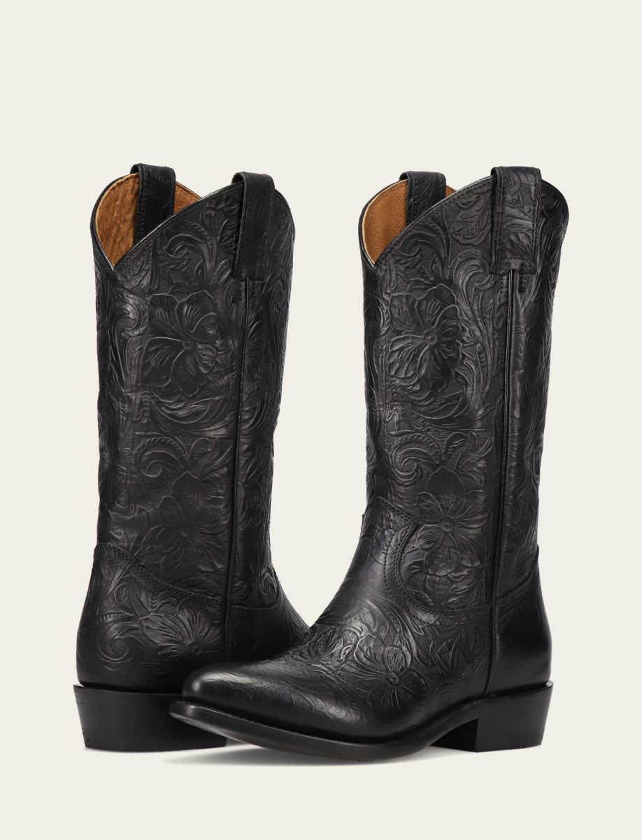 Frye Billy Pull On Boot Black Floral