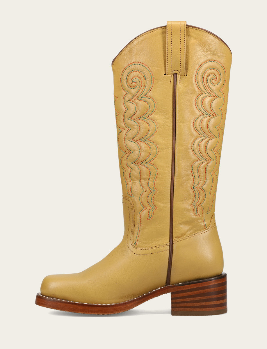 Frye Women's Banana Campus Deco Stitch Boot Banana