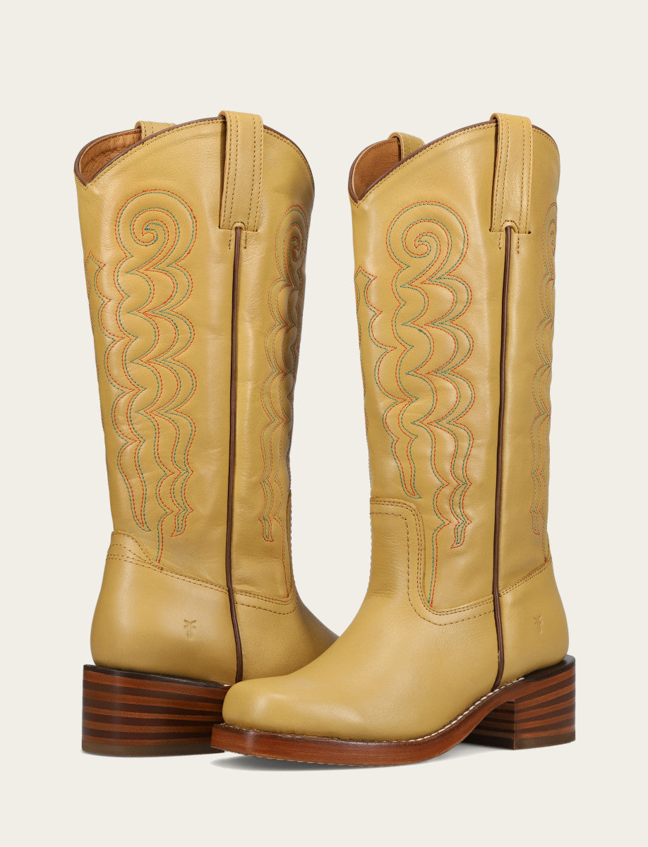 Frye Women's Banana Campus Deco Stitch Boot Banana