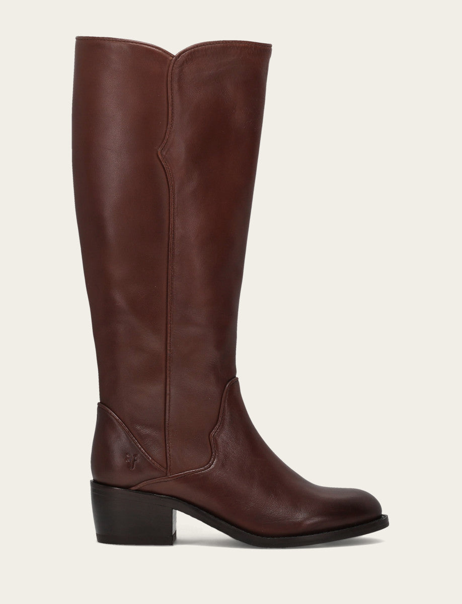 Frye Women's Saddle Carson 2 Piping Tall Boot Saddle