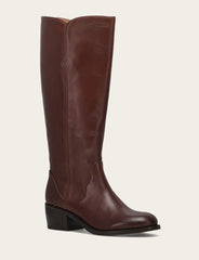 Frye Women's Saddle Carson 2 Piping Tall Boot Saddle