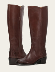 Frye Women's Saddle Carson 2 Piping Tall Boot Saddle