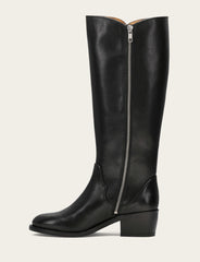 Frye Women's Black Carson 2 Piping Tall Boot Black