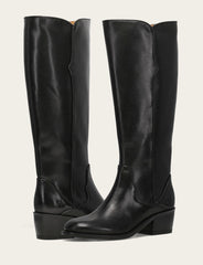Frye Women's Black Carson 2 Piping Tall Boot Black