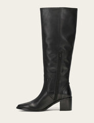 Frye Women's Black Sadie Softy Tall Wide Calf Boot Black
