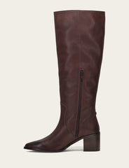 Frye Women's Cocoa Sadie Softy Tall Wide Calf Boot Cocoa