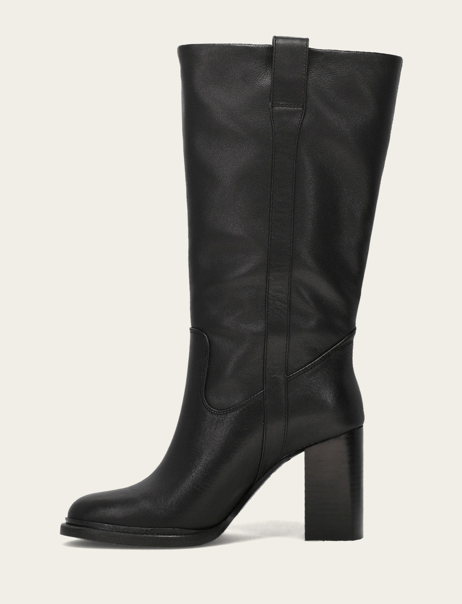 Frye Women's Black Alex Slouchy Mid Boot Black