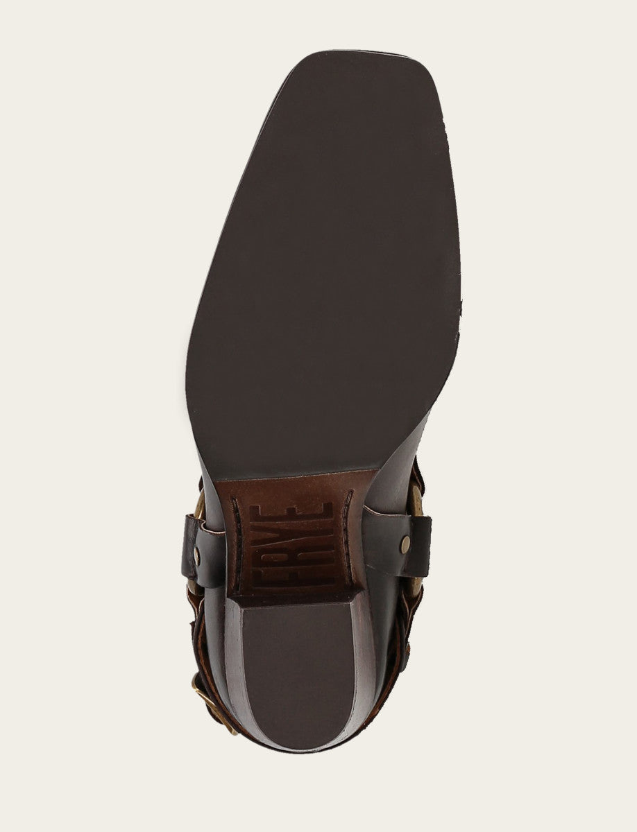 Frye Women's Dark Brown Shiloh Harness Belted Boot Dark Brown