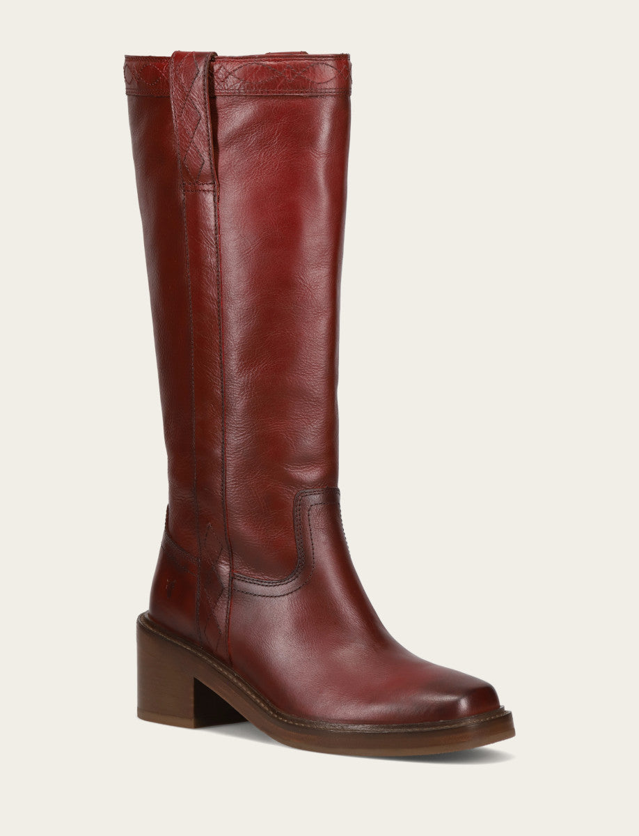 Frye Women's Merlot Kate Pull On Wide Calf Boot Merlot
