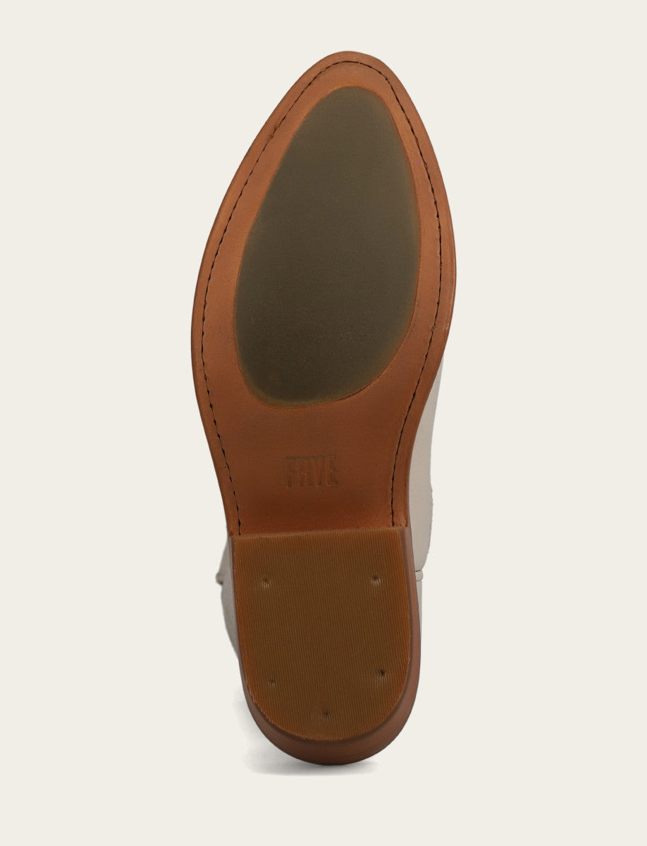 Frye Ivory Billy Pull On Deco Stitch Boot Ivory