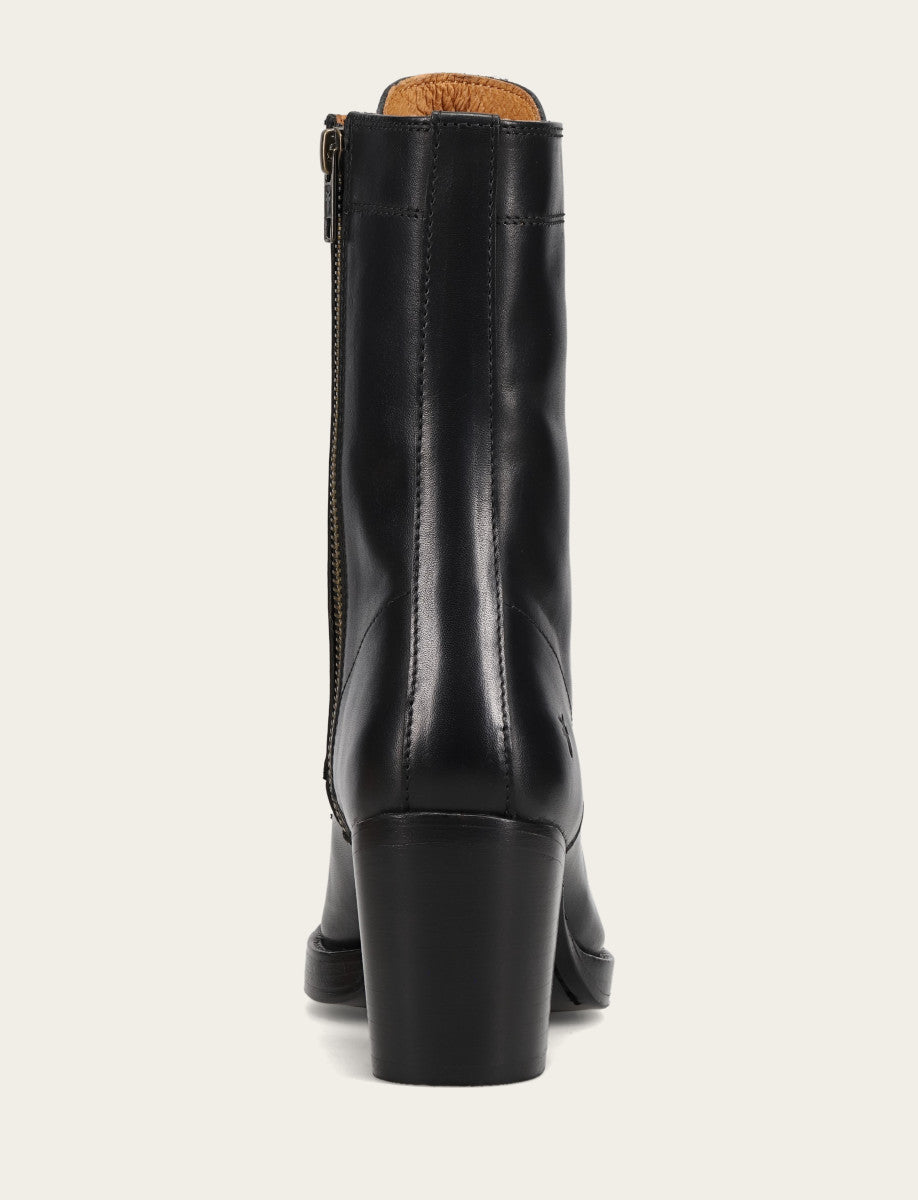 Frye Women's Black Jean Lace Up Boot Black