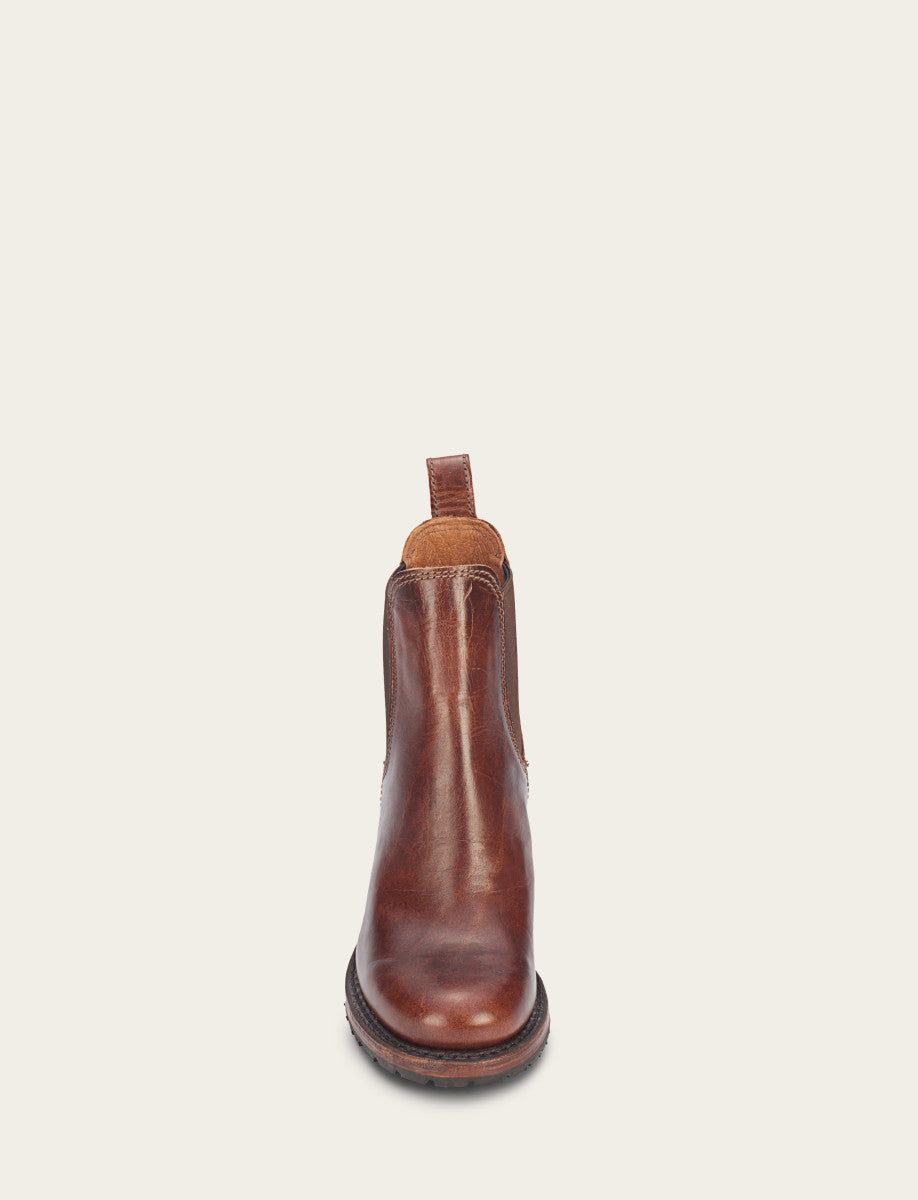 Frye Women's Cognac Sabrina Chelsea Boots Cognac