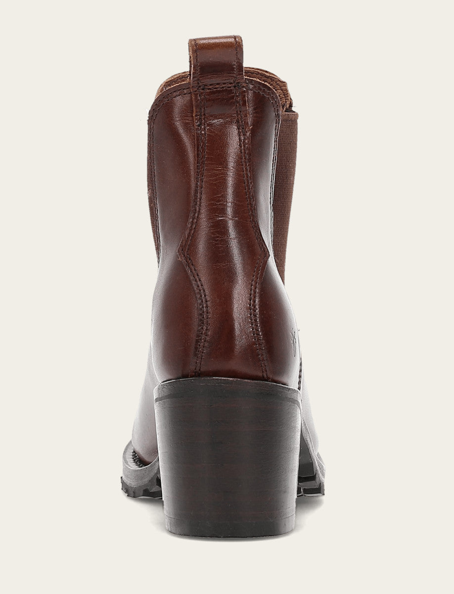 Frye Women's Cognac Sabrina Chelsea Boots Cognac