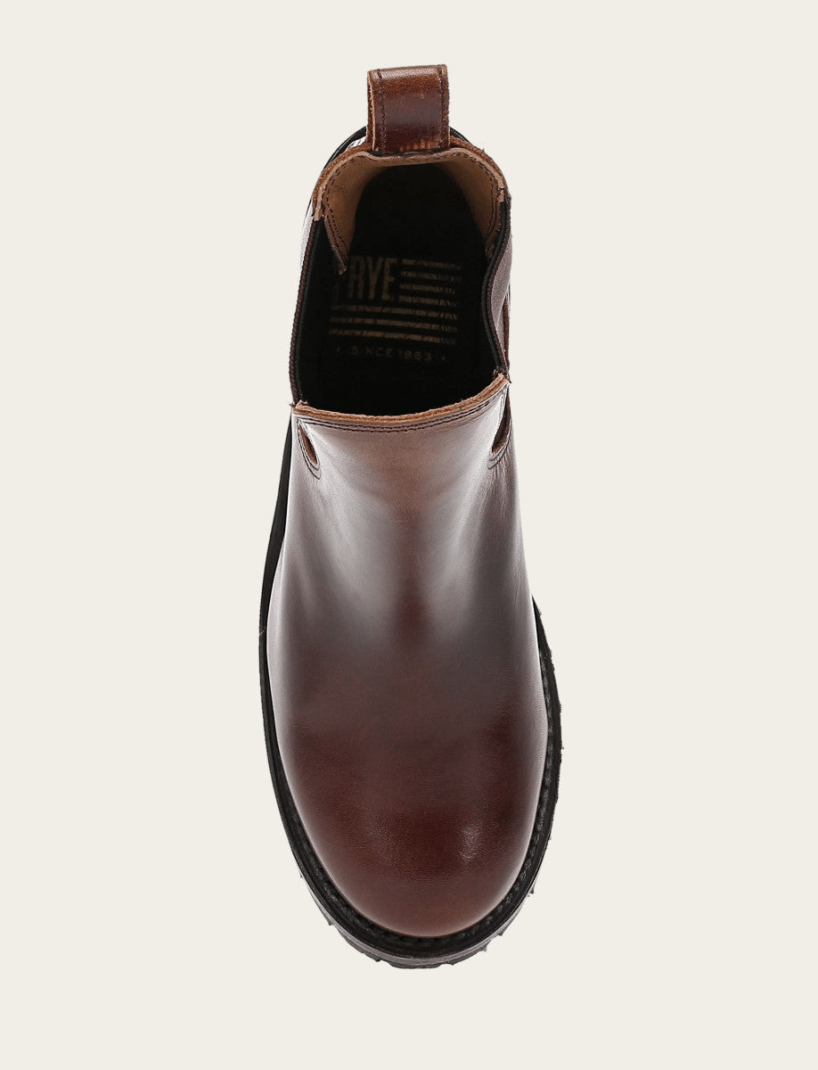 Frye Women's Cognac Sabrina Chelsea Boots Cognac