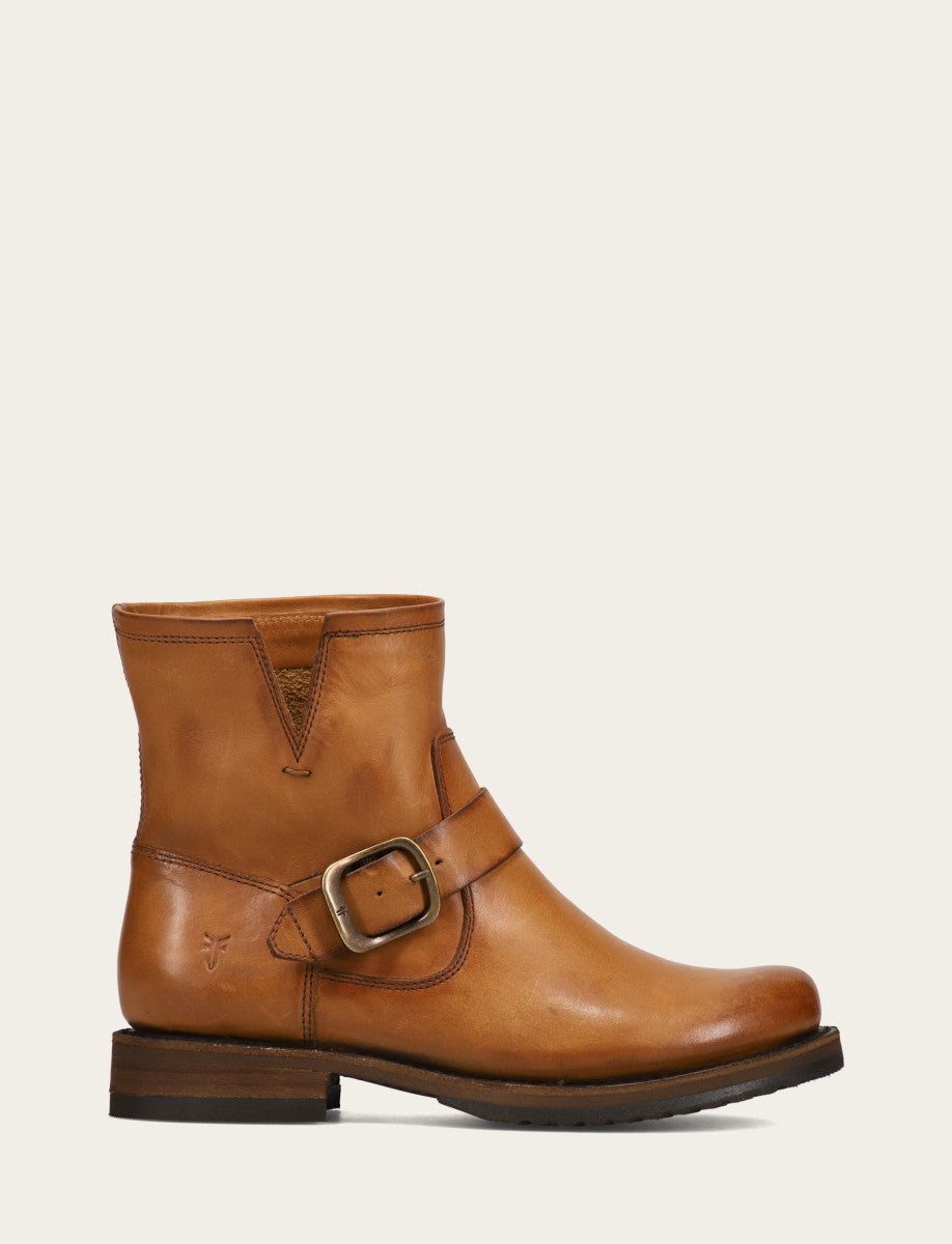 Frye Women's Caramel Veronica Flex Bootie Booties Caramel