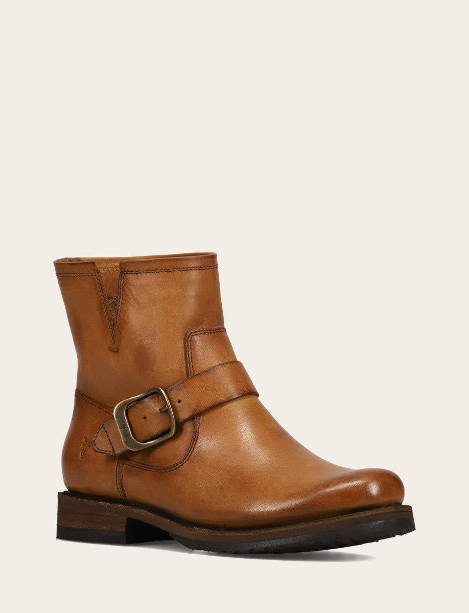 Frye Women's Caramel Veronica Flex Bootie Booties Caramel
