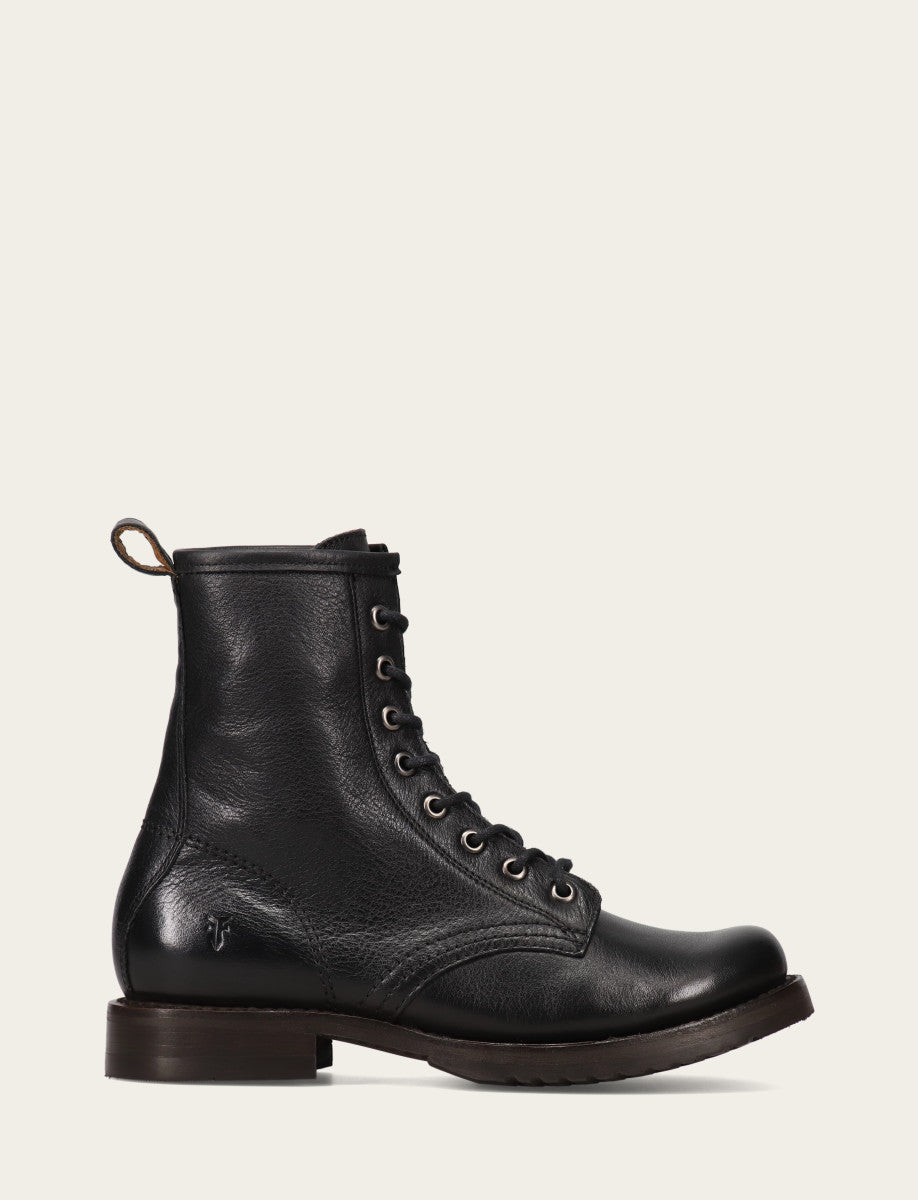 Frye Women's Black Veronica Flex Combat Booties Black