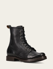 Frye Women's Black Veronica Flex Combat Booties Black