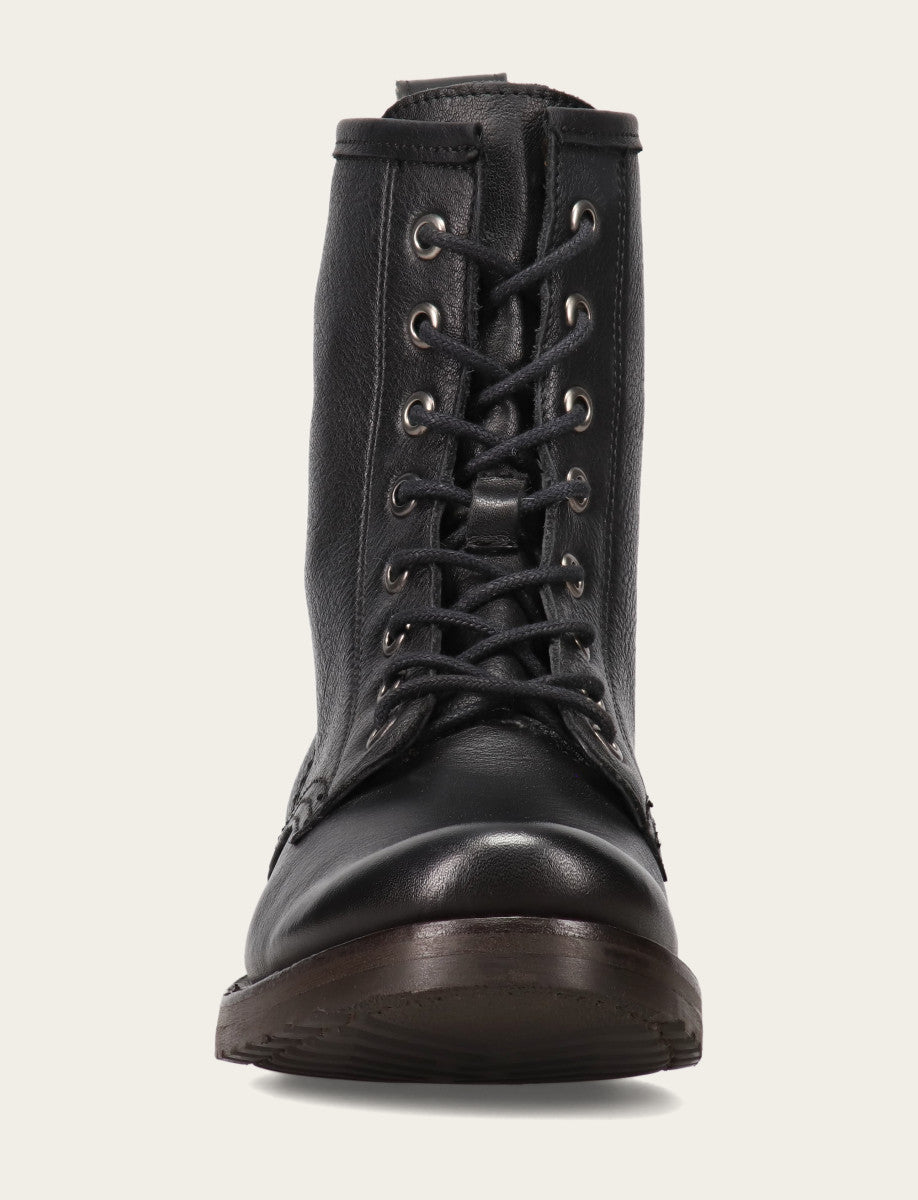 Frye Women's Black Veronica Flex Combat Booties Black