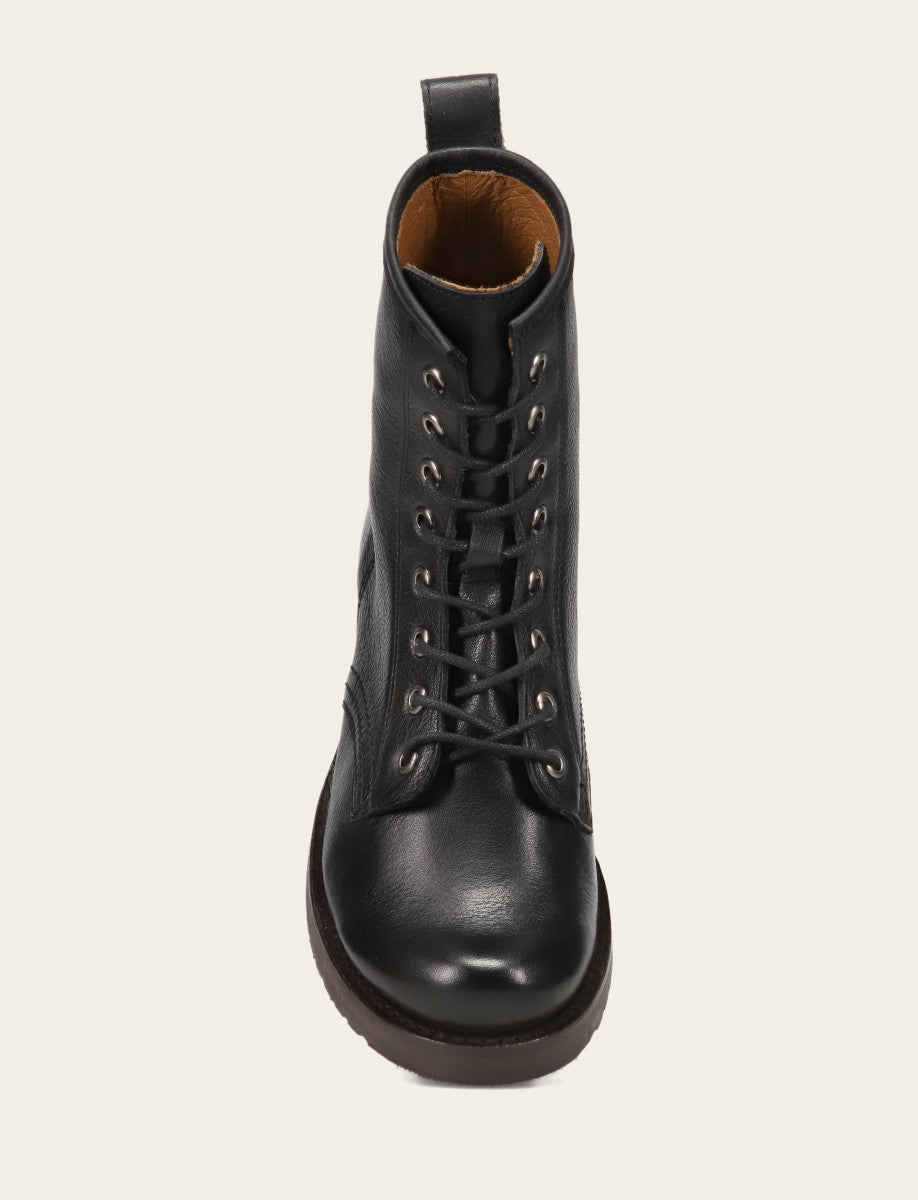 Frye Women's Black Veronica Flex Combat Booties Black