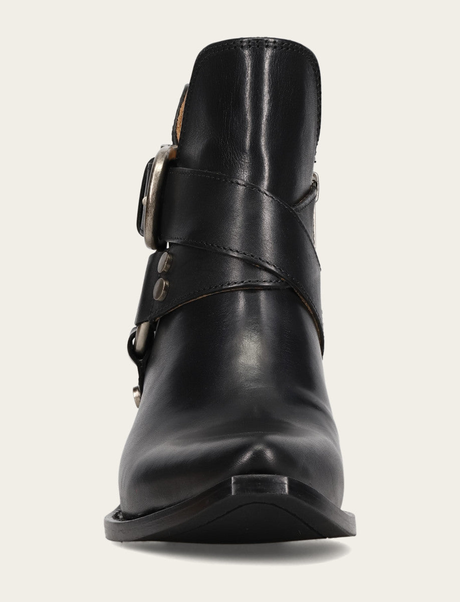 Frye Women’s Black Sacha Multi-Strap Ankle Booties Black