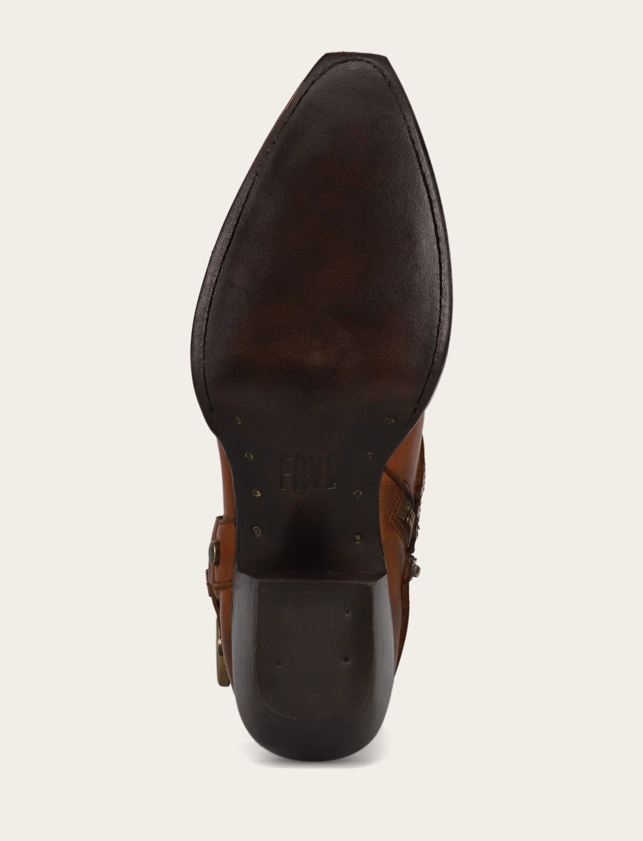 Frye Women's Caramel Sacha Multi Strap Booties Caramel