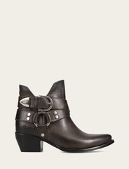 Frye Women's Steel Sacha Multi Strap Booties Steel