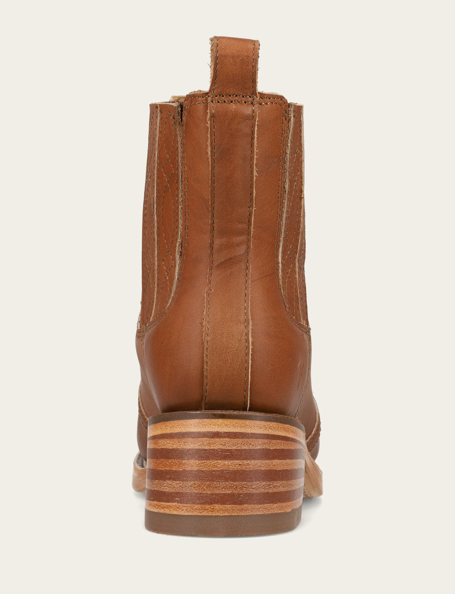 Frye Women's Saddle Campus Chelsea Booties Saddle
