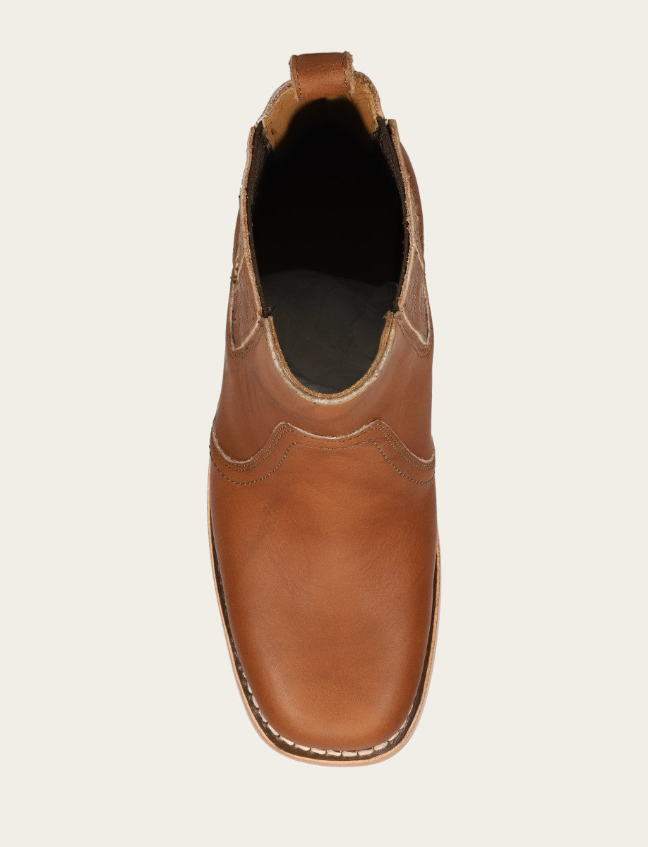 Frye Women's Saddle Campus Chelsea Booties Saddle