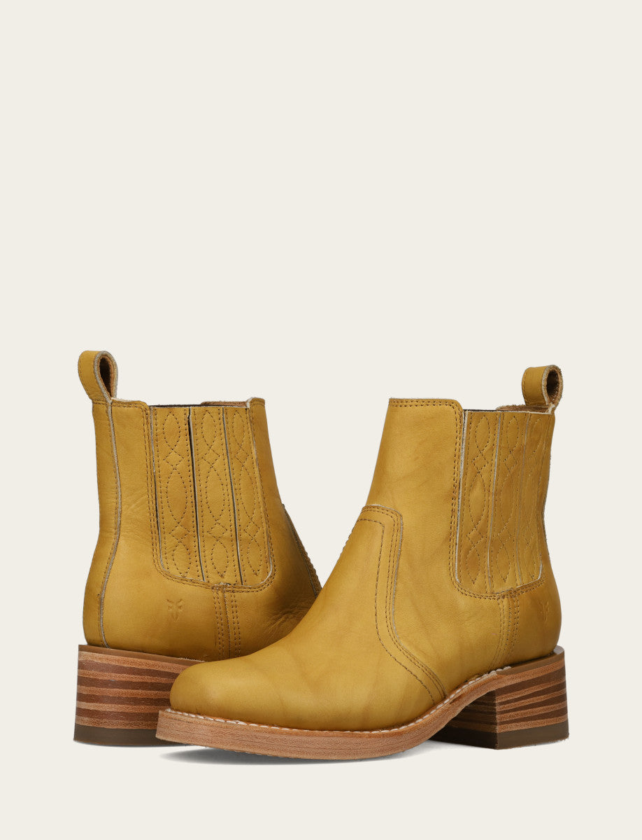 Frye Women's Banana Campus Chelsea Booties Banana
