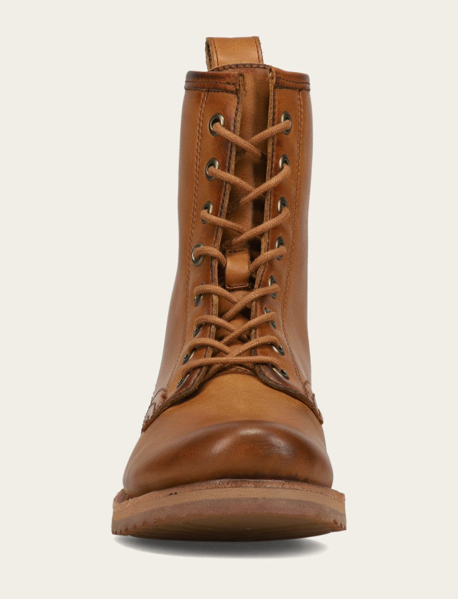 Frye Women's Caramel Veronica Flex Combat Booties Caramel