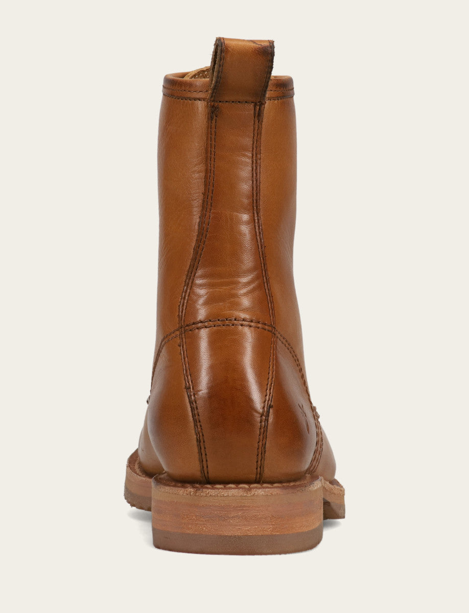 Frye Women's Caramel Veronica Flex Combat Booties Caramel