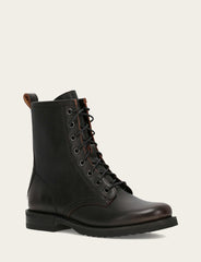 Frye Antique Brown Veronica Flex Combat Boot Antique Brown
