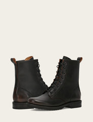 Frye Antique Brown Veronica Flex Combat Boot Antique Brown