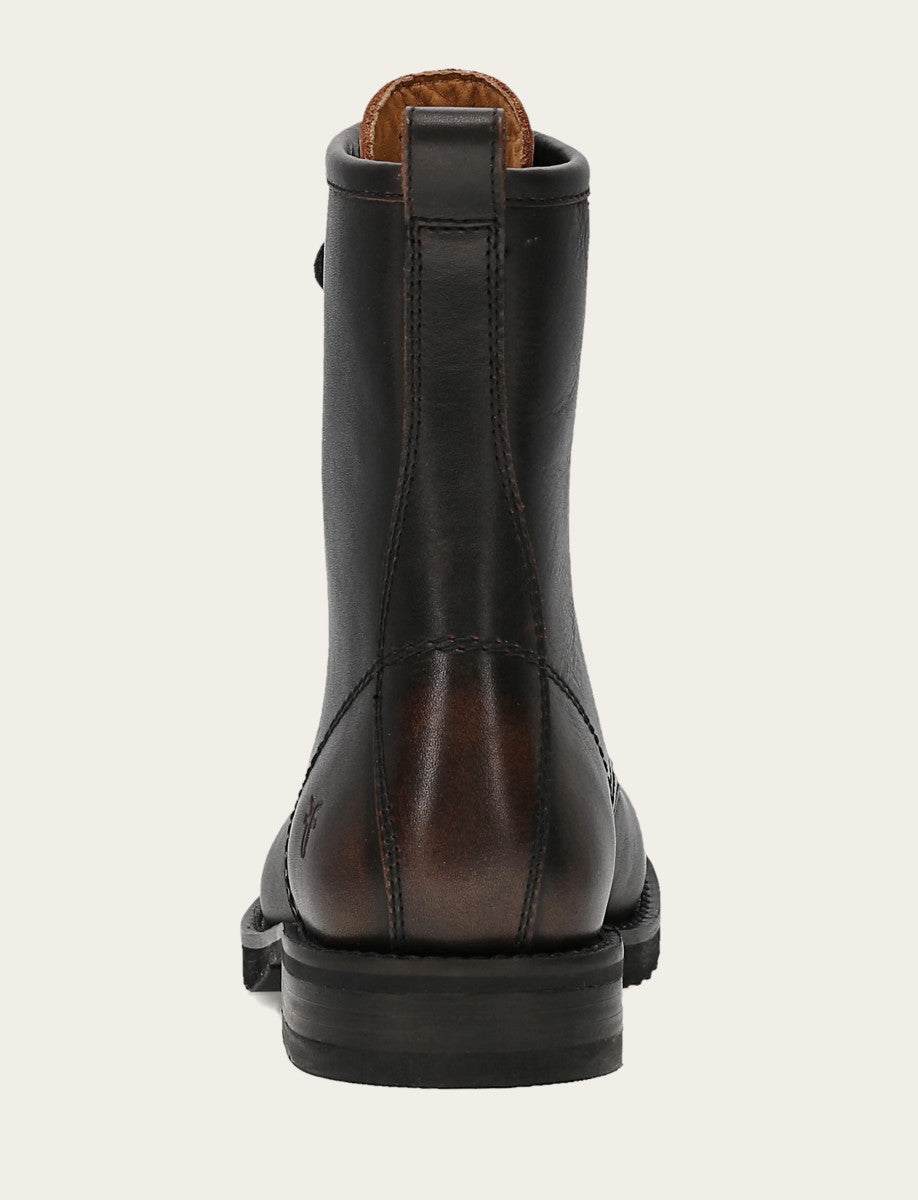 Frye Antique Brown Veronica Flex Combat Boot Antique Brown