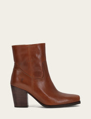 Frye Women's Cinnamon Shiloh Zip Booties Cinnamon