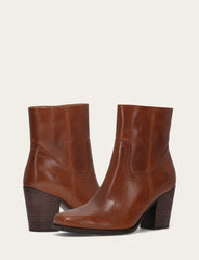 Frye Women's Cinnamon Shiloh Zip Booties Cinnamon
