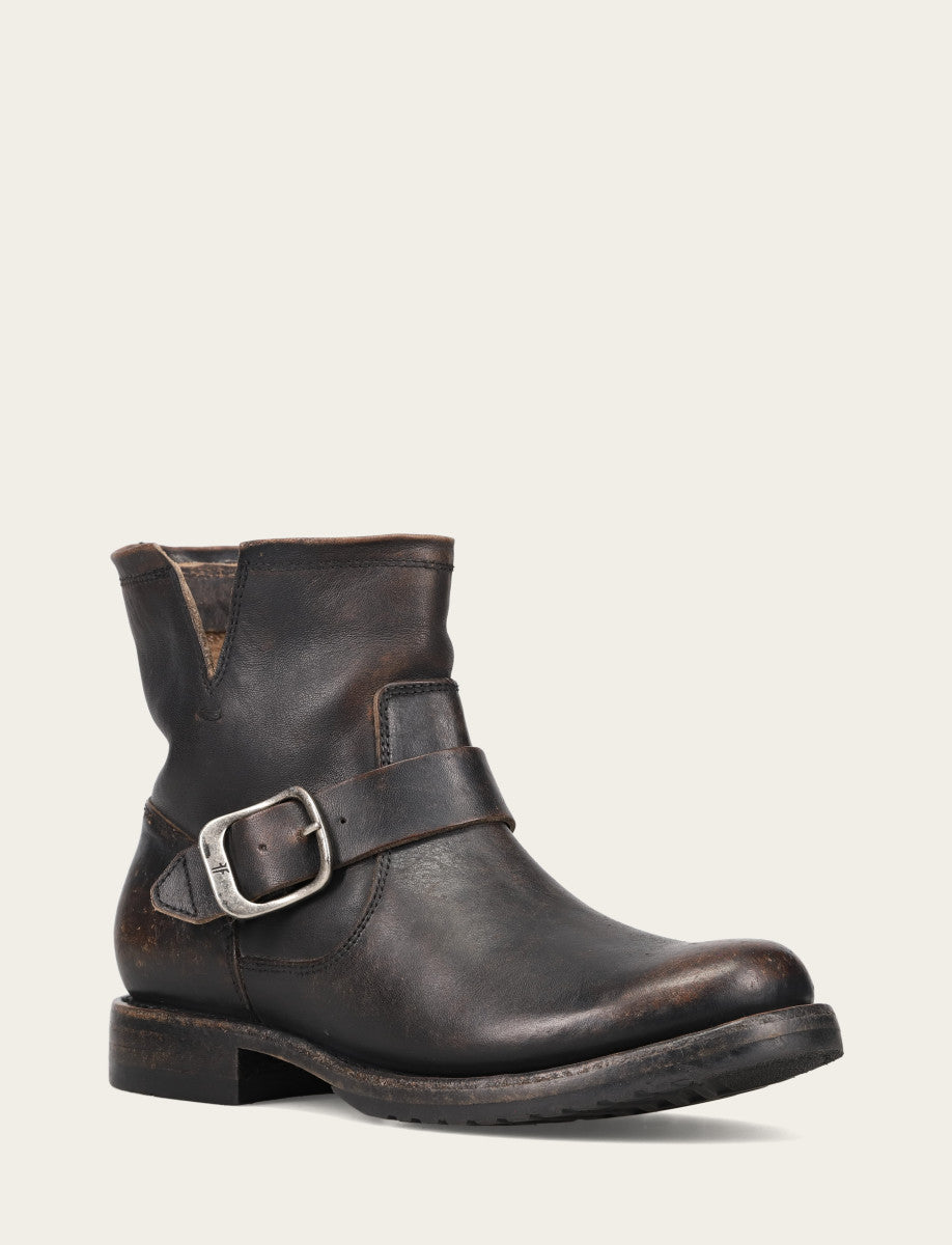 Frye Women's Antique Black Veronica Flex Booties Antique Black